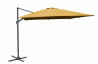 Parasol de jardin carré déporté inclinable 300X300 en aluminium et polyester - ProLoisirs