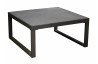 Table basse de jardin carrée en aluminium et céramique 2-4 personnes - MANHATTAN graphite - ProLoisirs