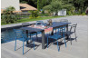 Table de jardin extensible en aluminium 8-10 personnes - EOS graphite - ProLoisirs