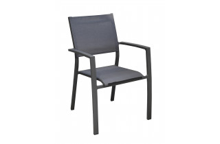 Fauteuil de jardin empilable en aluminium - GAMES - ProLoisirs