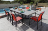 Table de jardin extensible en aluminium et céramique 6-12 personnes - VITA - ProLoisirs