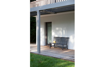 Banc de jardin Square Proloisirs en aluminium