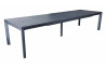 Table de jardin extensible en aluminium 8-14 personnes - ELENA II graphite - ProLoisirs