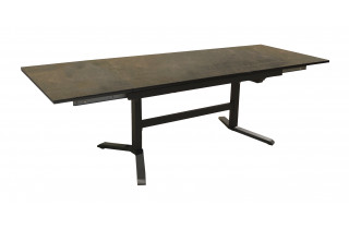 Table de jardin extensible en aluminium et céramique 6-10 personnes - SOTTA - ProLoisirs