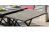 Table de jardin extensible en aluminium et céramique 6-10 personnes - SOTTA - ProLoisirs