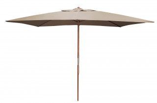 Parasol de jardin rectangulaire 300X200 en bois et polyester - ProLoisirs