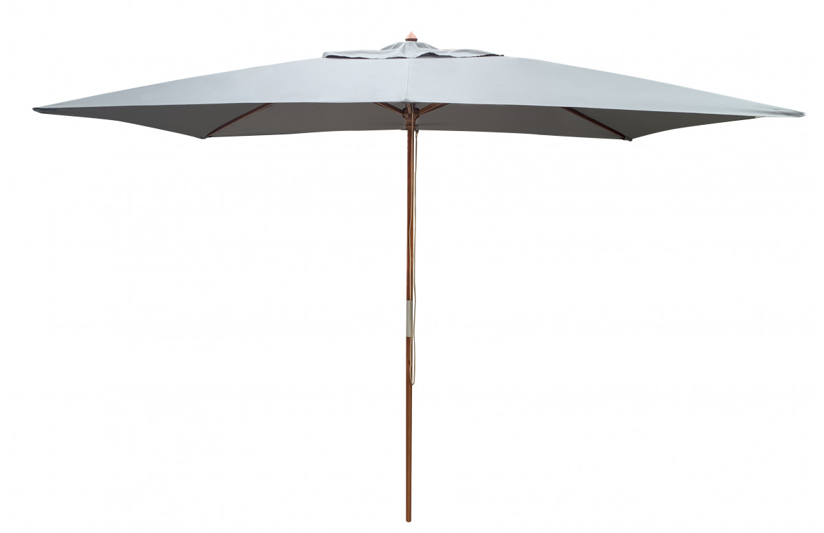 Parasol de jardin rectangulaire 300X200 en bois et polyester - ProLoisirs Parasol de jardin rectangulaire 300X200 en bois et polyester - ProLoisirs