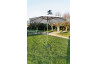 Parasol de jardin rond en bois et polyester - ProLoisirs