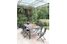 Chaise de jardin pliante en aluminium - IDA - ProLoisirs