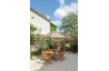 Parasol de jardin rond en bois et polyester - ProLoisirs