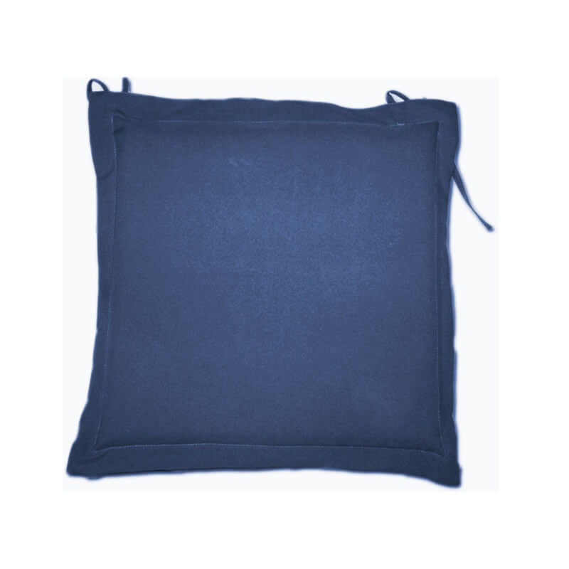 Coussin de chaise imperméable, Ultra résistant, déhoussable, Sauge,  40x40cm, Attache scratch, 100% polyester