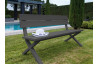 Banc de jardin en aluminium - CROSSWAY - ProLoisirs