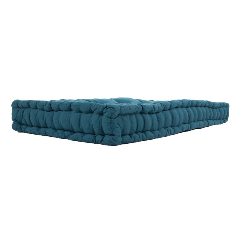 Matelas palette Kala menthe coton - Pouf et coussin d'extérieur - Mobilier  de jardin - Jardin et Plein air