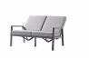 Ensemble table et fauteuils réglables 4 personnes en aluminium et Sunproof Perth - Sieger