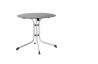 Table de jardin ronde pliante 2 personnes Boulevard plateau Polytec - Sieger