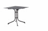 Table de jardin carrée pliante 2 personnes Boulevard plateau Polytec - Sieger