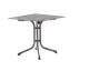 Table de jardin carrée pliante 2 personnes Boulevard plateau Polytec - Sieger