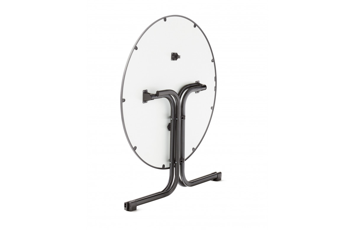 Table de jardin ronde pliante 3 personnes pieds Tulipe plateau Mecalit-pro - Sieger Table de jardin ronde pliante 3 personnes pieds Tulipe plateau Mecalit-pro - Sieger
