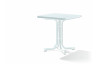 Table de jardin carrée pliante 2 personnes pieds Tulipe plateau Mecalit-pro - Sieger