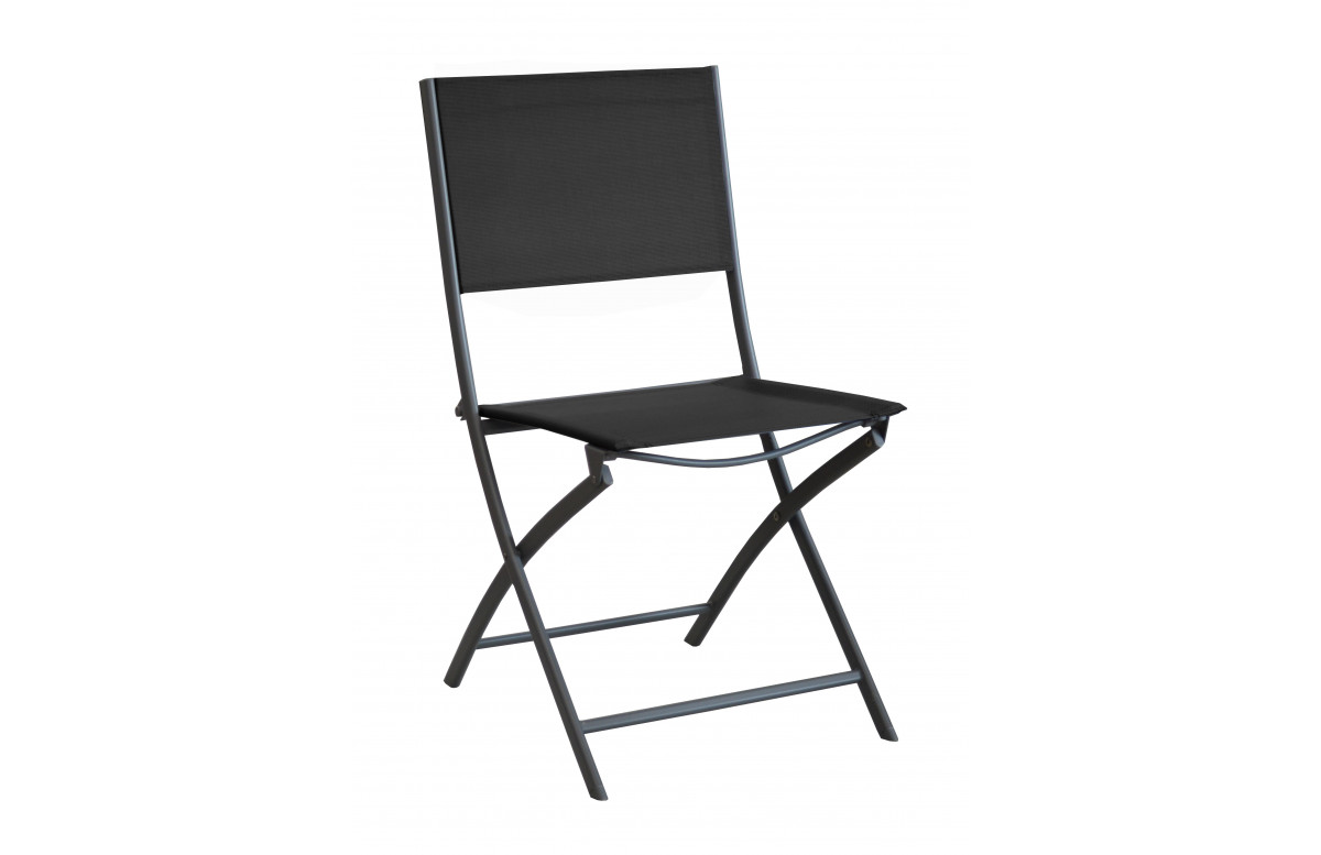 Ensemble table pliante et chaises pliantes en aluminium et textilène 4 personnes - Lorita/Dream - Alizé Ensemble table pliante et chaises pliantes en aluminium et textilène 4 personnes - Lorita/Dream - Alizé