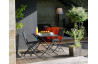 Ensemble table pliante et chaises pliantes en aluminium et textilène 4 personnes - Lorita/Dream - Alizé