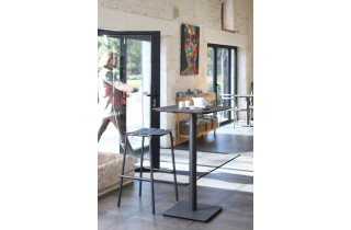 Ensemble table et tabourets empilables en aluminium 2 personnes - Perfect - ProLoisirs