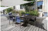 Table de jardin extensible en aluminium et céramique 8-12 personnes - VITA - ProLoisirs