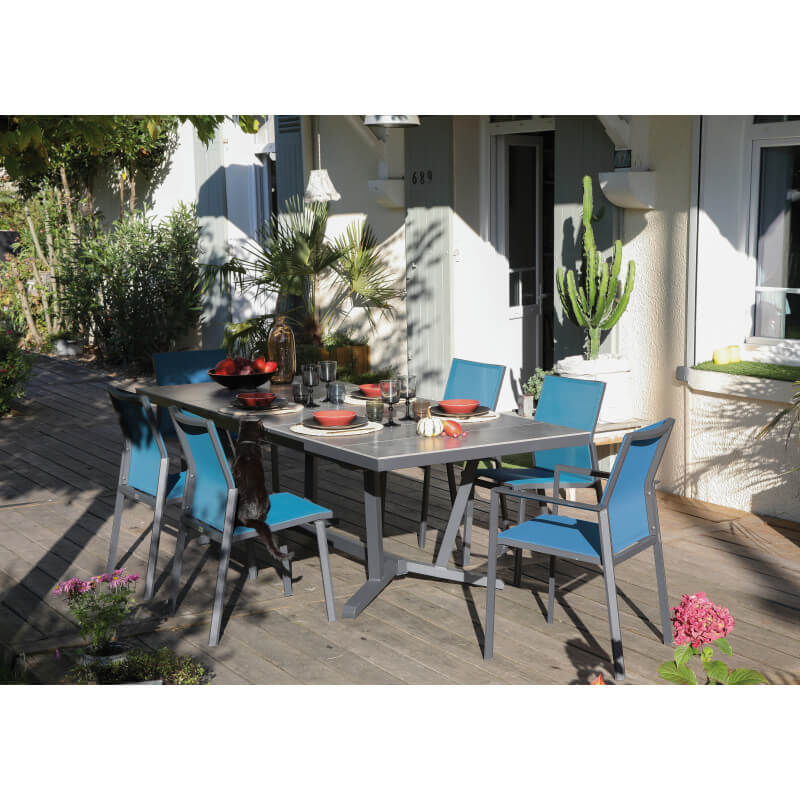 Table de jardin Ondine extensible 160/213 cm - Proloisirs.