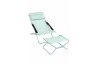 Bain de soleil pliant multi-positions 3 en 1 : fauteuil transat chilienne Transabed Lafuma Mobilier