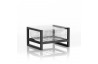 Table basse de jardin gonflable YOKO EKO en aluminium et TPU - Mojow Design