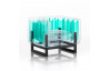 Fauteuil de jardin gonflable YOMI EKO CRISTAL en aluminium et TPU Bi-color - Mojow Design