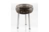 Tabouret gonflable extérieur FLOOFY inox miroir et TPU - Mojow Design