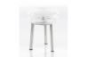 Tabouret gonflable extérieur FLOOFY inox miroir et TPU - Mojow Design