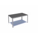 Table Algo 4/6 personnes en aluminium et plateau en polywood - Hemisphere editions