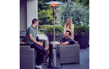 Parasol chauffant extérieur gaz Cosy élégance Inox Favex