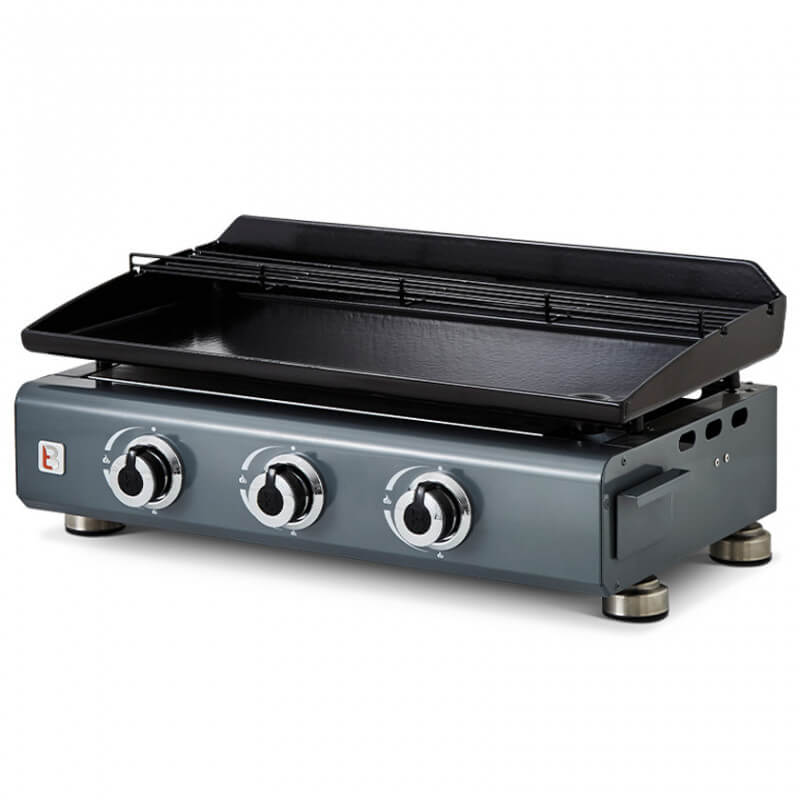 Plancha gaz Silvia iig inox 3 feux