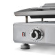 Plancha gaz SILVIA II G 3 feux inox Brasero