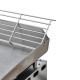 Plancha gaz SILVIA II G 3 feux inox Brasero