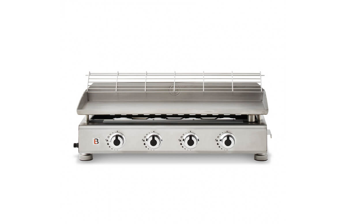 Plancha gaz SILVIA II G 4 feux inox Brasero