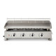 Plancha gaz SILVIA II G 4 feux inox Brasero