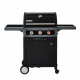 Barbecue gaz 3 brûleurs Boston Black 3 Turbo Brasero