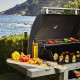 Barbecue gaz 3 brûleurs Boston Black 3 Turbo Brasero