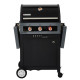 Barbecue gaz 3 brûleurs Boston Black 3 Turbo Brasero