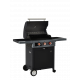 Barbecue gaz 3 brûleurs Boston Black 3 Turbo Brasero