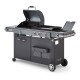 Barbecue Plancha Bi-Energy Gun Metal Brasero