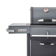 Barbecue Plancha Bi-Energy Gun Metal Brasero