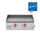 Plancha gaz Joana 2 feux inox gris Brasero