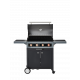 Barbecue gaz 4 brûleurs Boston Black 4 Turbo - Brasero