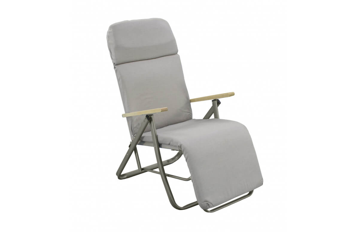 Grand fauteuil super Relax en aluminium et Dralonlux-Hevea