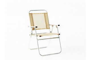 Fauteuil pliant CAMELIA en aluminium et textilène-Hevea